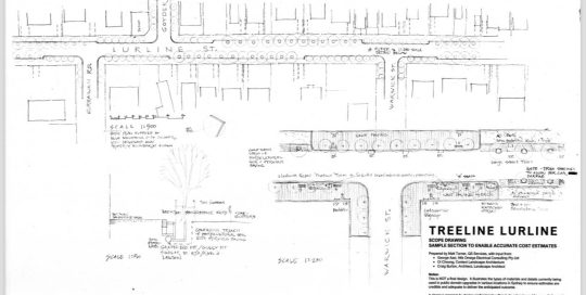 Scope drawings of street refurbishment – Ron Powell & Associates